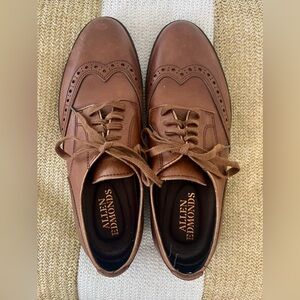 Allen Edmonds Brown Coach Leather Brogue Oxfords